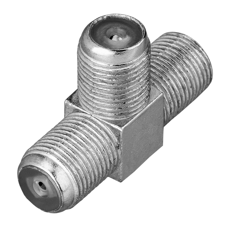 Изображение товара REXANT переходник антенный с 3 гнездами F