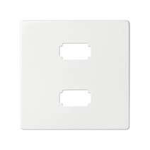 Изображение товара Белая накладка Simon 82 Detail 7501090-039 - безвинтовое крепление