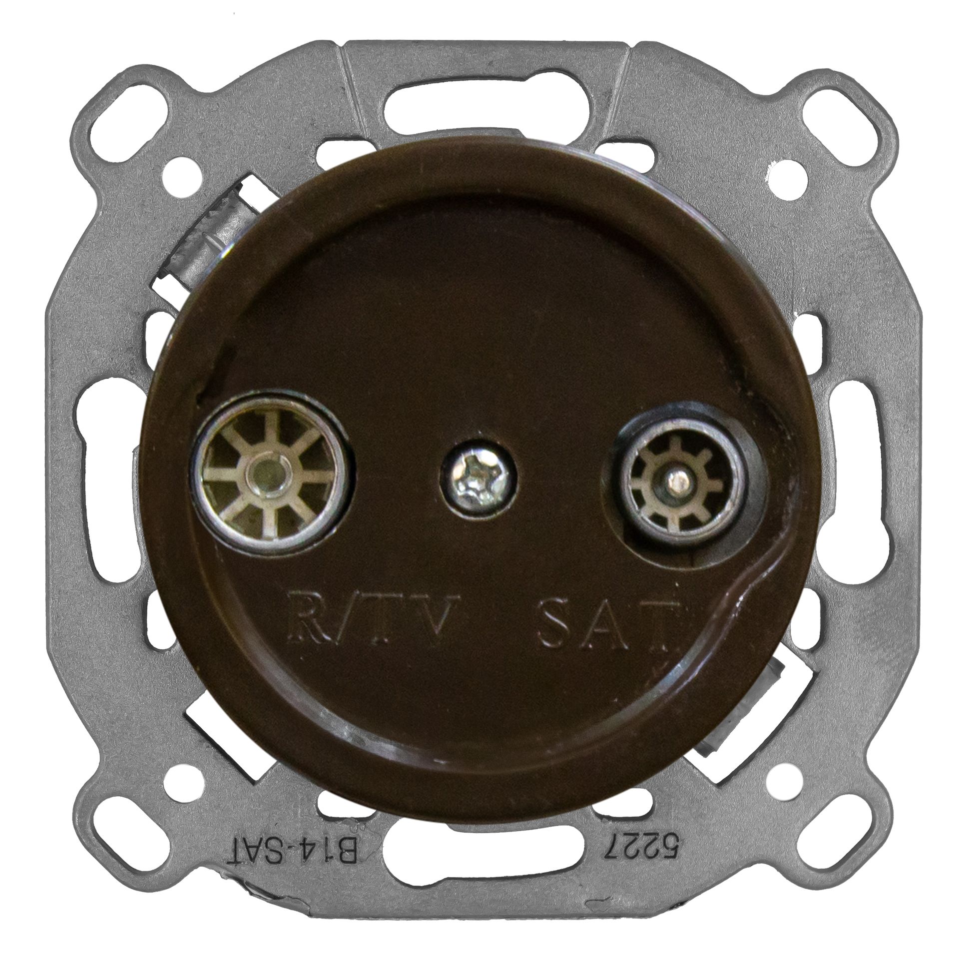 Изображение товара Розетка TV/R-SAT Bironi Шедель Бриз Коричневый матовый Изображение товара Розетка TV/R-SAT Bironi Шедель Бриз Коричневый матовый