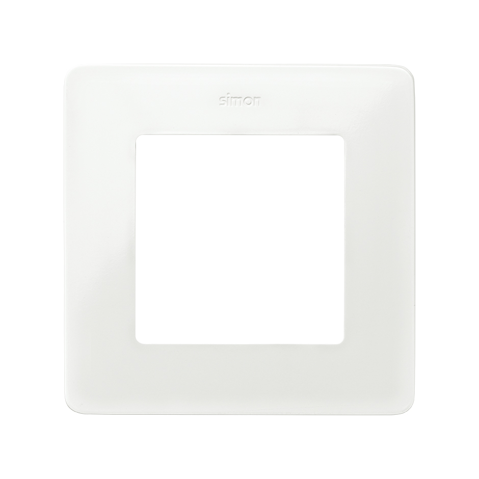 Изображение товара Рамка Simon S82 Detail для 1 поста (матовый белый) с основанием