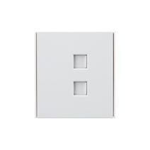 Изображение товара KRANZ STRONG Розетка компьютерная двойная RJ45+RJ45 кат6 с/у жемчуг , с 1-пост. рамкой Изображение товара KRANZ STRONG Розетка компьютерная двойная RJ45+RJ45 кат6 с/у жемчуг , с 1-пост. рамкой