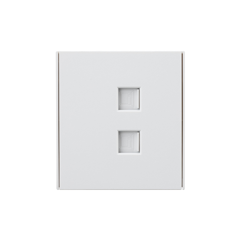 Изображение товара KRANZ STRONG Розетка компьютерная двойная RJ45+RJ45 кат6 с/у жемчуг , с 1-пост. рамкой Изображение товара KRANZ STRONG Розетка компьютерная двойная RJ45+RJ45 кат6 с/у жемчуг , с 1-пост. рамкой