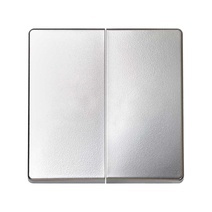 Изображение товара Simon 82 Клавиша двойная для перекрестного выключателя цвета Алюминий