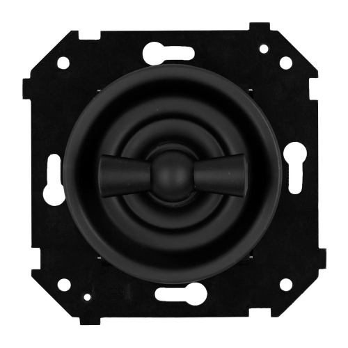 Изображение товара BIRONI Шедель Бриз Выключатель 2-кл матовый черный, скрытый монтаж