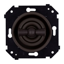 Изображение товара BIRONI Шедель Бриз Пластик Коричневый матовый Выключатель 2-кл (скрытый монтаж)