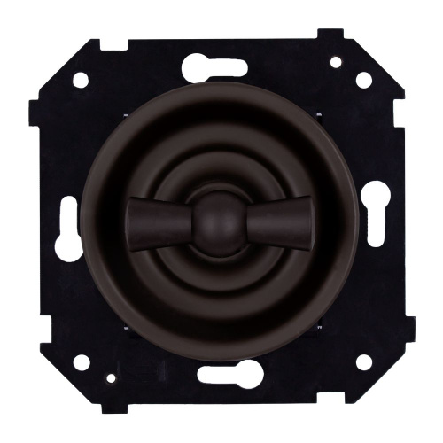 Изображение товара BIRONI Шедель Бриз 2-кл скрытый монтаж выключатель коричневый матовый