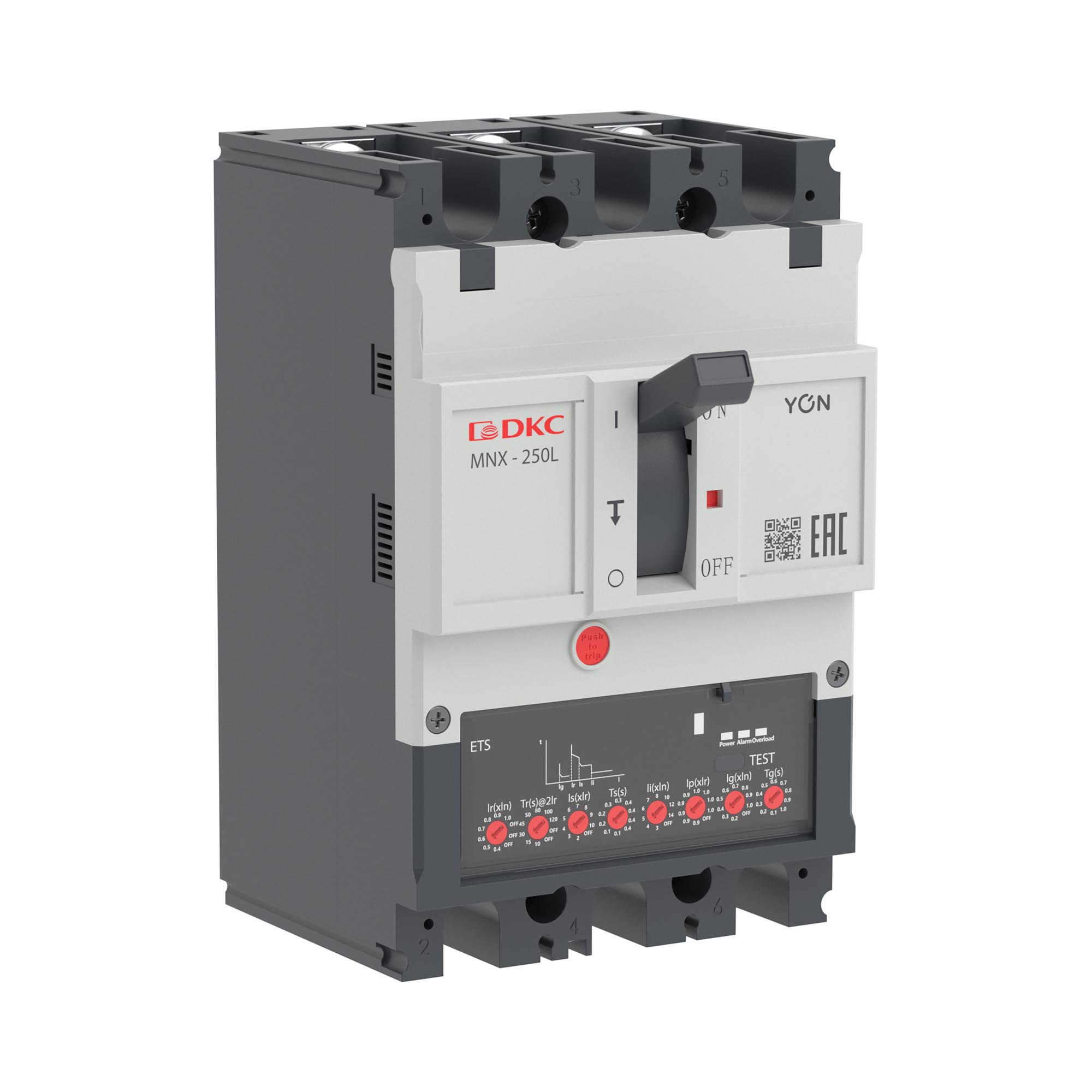 Изображение товара DKC Авт. выкл. YON pro MNX250L 3P 250A 70kA при AC415V расц. ETS Изображение товара DKC Авт. выкл. YON pro MNX250L 3P 250A 70kA при AC415V расц. ETS