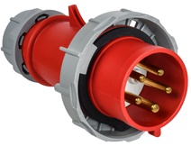 Изображение товара IEK Вилка пер. с ф/и ССИ-0252ф 32А-6ч 380В 3P+PE+N IP67