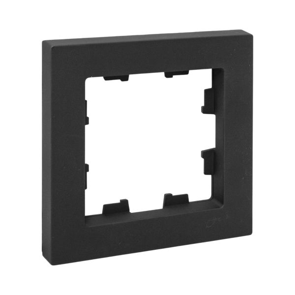 Изображение товара Эпика 1 — рамка для кабель-канала, черная, 83x83 мм, IP20