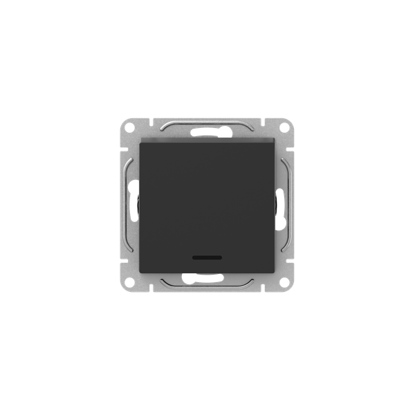 Изображение товара EKF Эпика Механизм выключателя, одноклавишный, с подсветкой, чёрный.