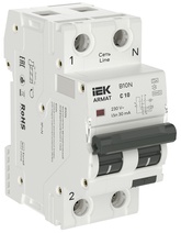 Изображение товара IEK ARMAT АВДТ B10N 1P+NP C10 30мА тип A (36мм)