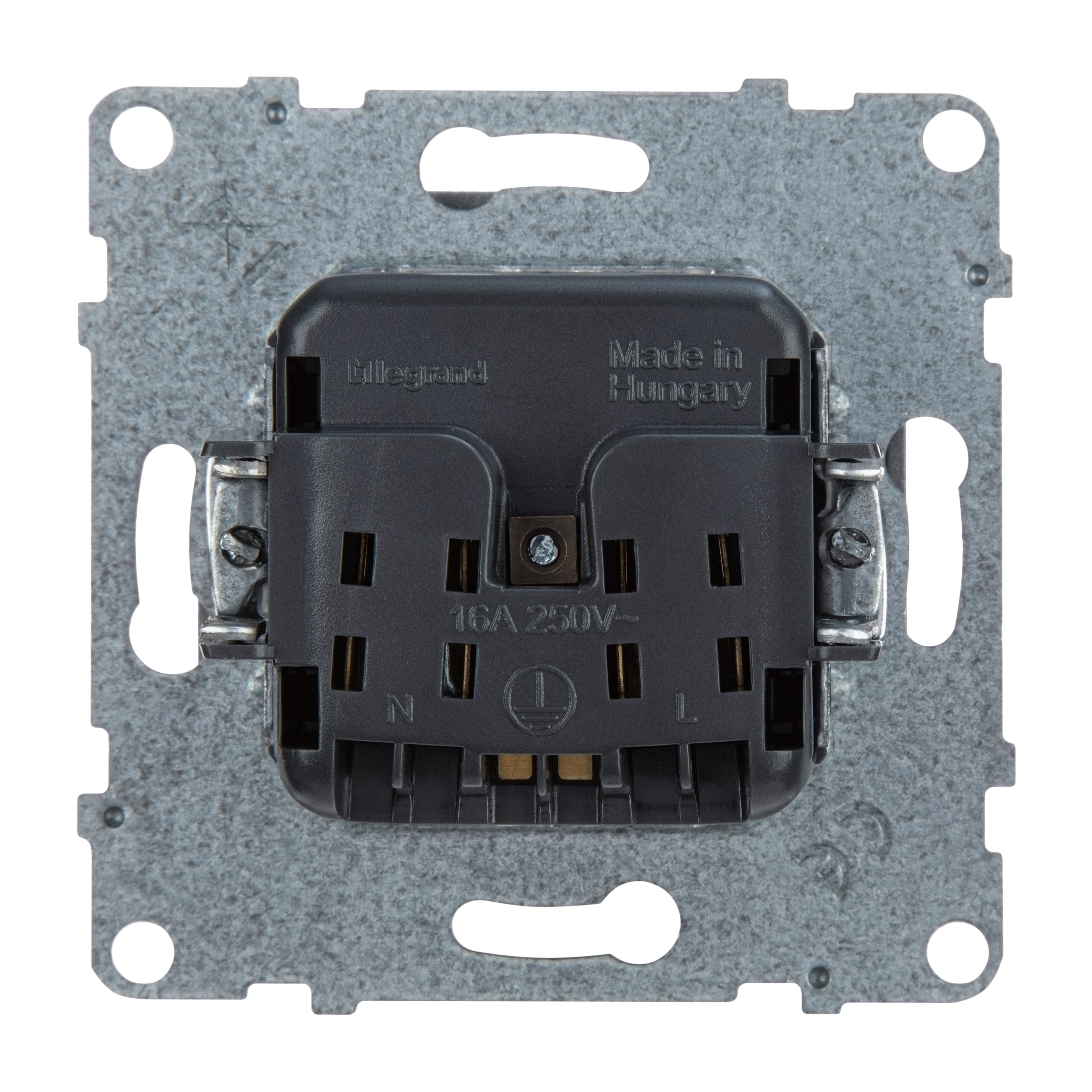 Изображение товара Розетка Legrand SUNO Алюминий 2К 16А 250В