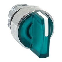 Изображение товара EKF PROxima Исполнительный механизм переключателя ХB4 зеленый на 3 положения с фиксацией, с подсветкой с короткой ручкой IP65.