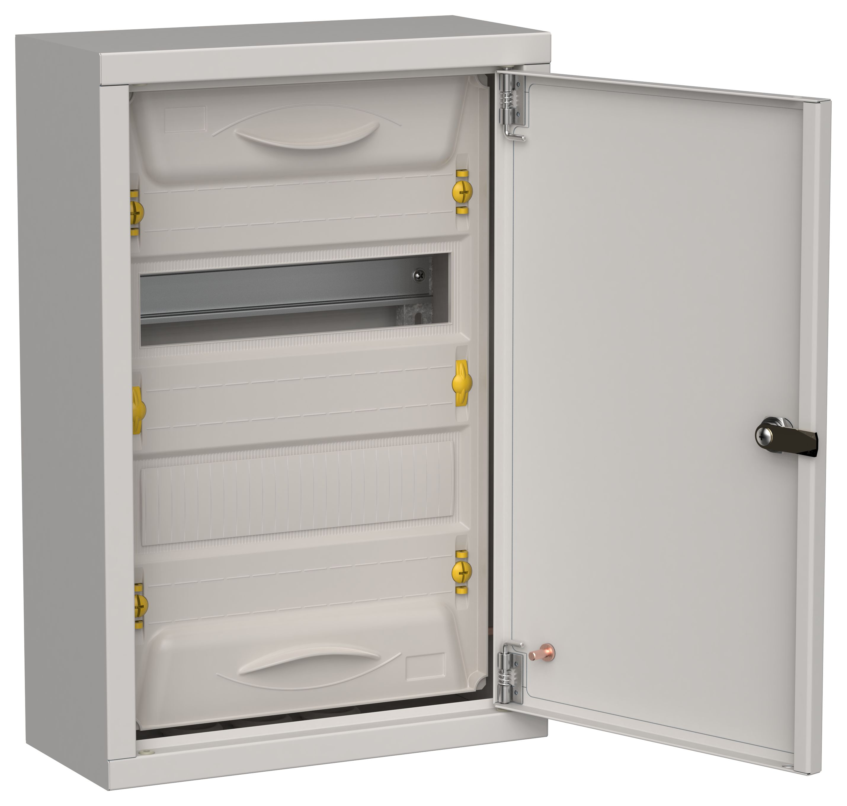 Изображение товара IEK TITAN 5 Корпус мет. ЩРн-24 (1х24) 460х310х140 IP31 сер