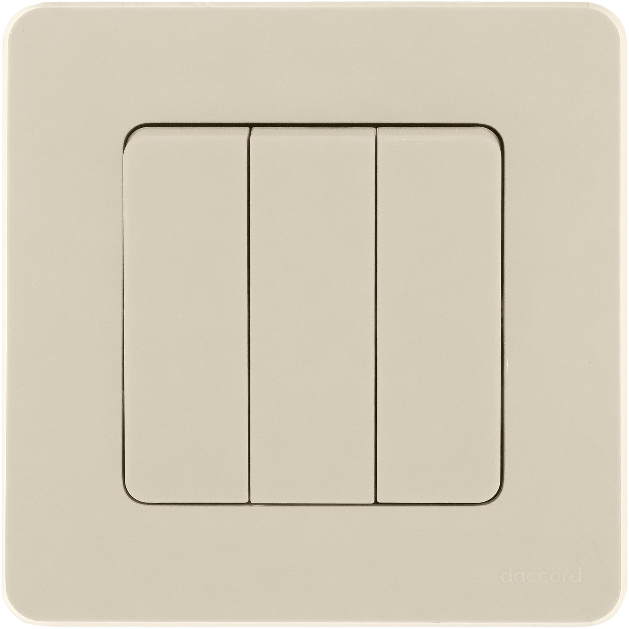 Изображение товара Legrand/Daccord INSPIRIA Слоновая кость Выключатель 3-кл, винтовые клеммы, 10 AX , 250 В.