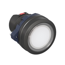 Изображение товара DKC Головка кнопки плоская прозрачная с фиксацией, белая