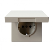 Изображение товара Jasmart FD Сахара Розетка с/з со шторками с крышкой 16A 250V~