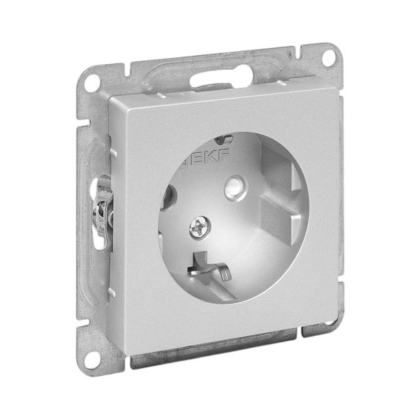 Изображение товара Розетка EKF Эпика с заземлением и шторками