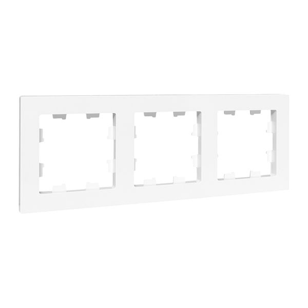 Изображение товара EKF Эпика 3 - местная рамка, белая, пластик.