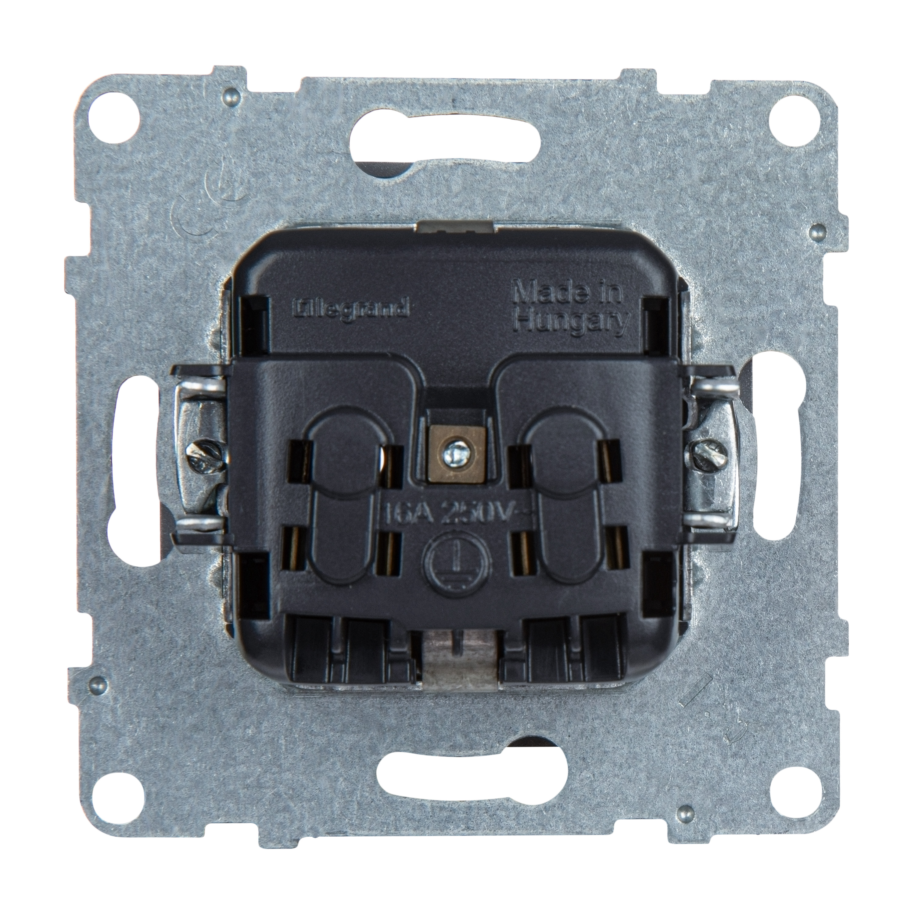 Изображение товара Legrand/Daccord SUNO Алюминий Розетка 2К+З 16А 250В.Винтовые зажимы..