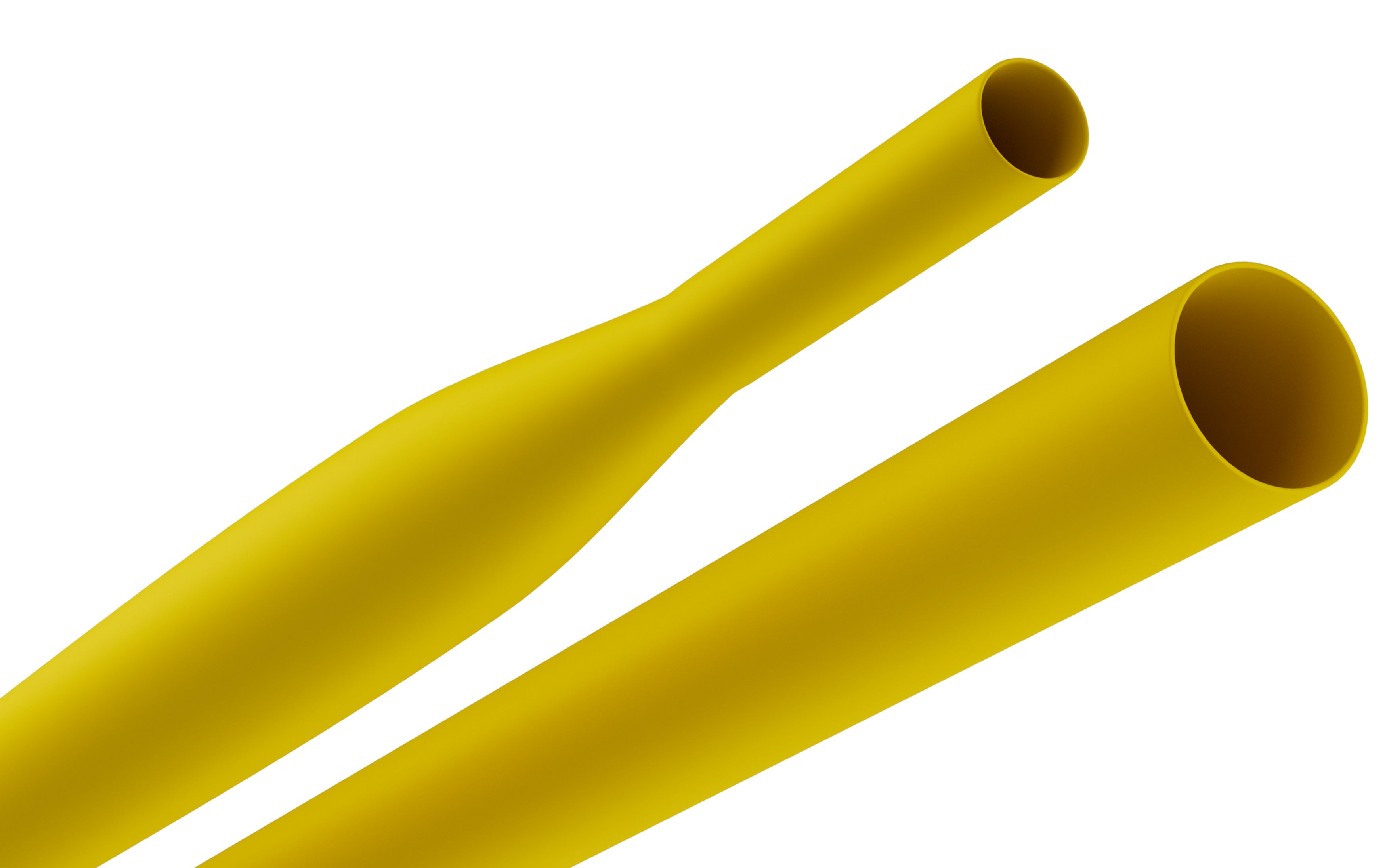 Изображение товара ЭРА Термоусадочная трубка NO-224-442 ТТУ нг-LS 10/5 жёлтая в отрезках по 1 м 25 шт