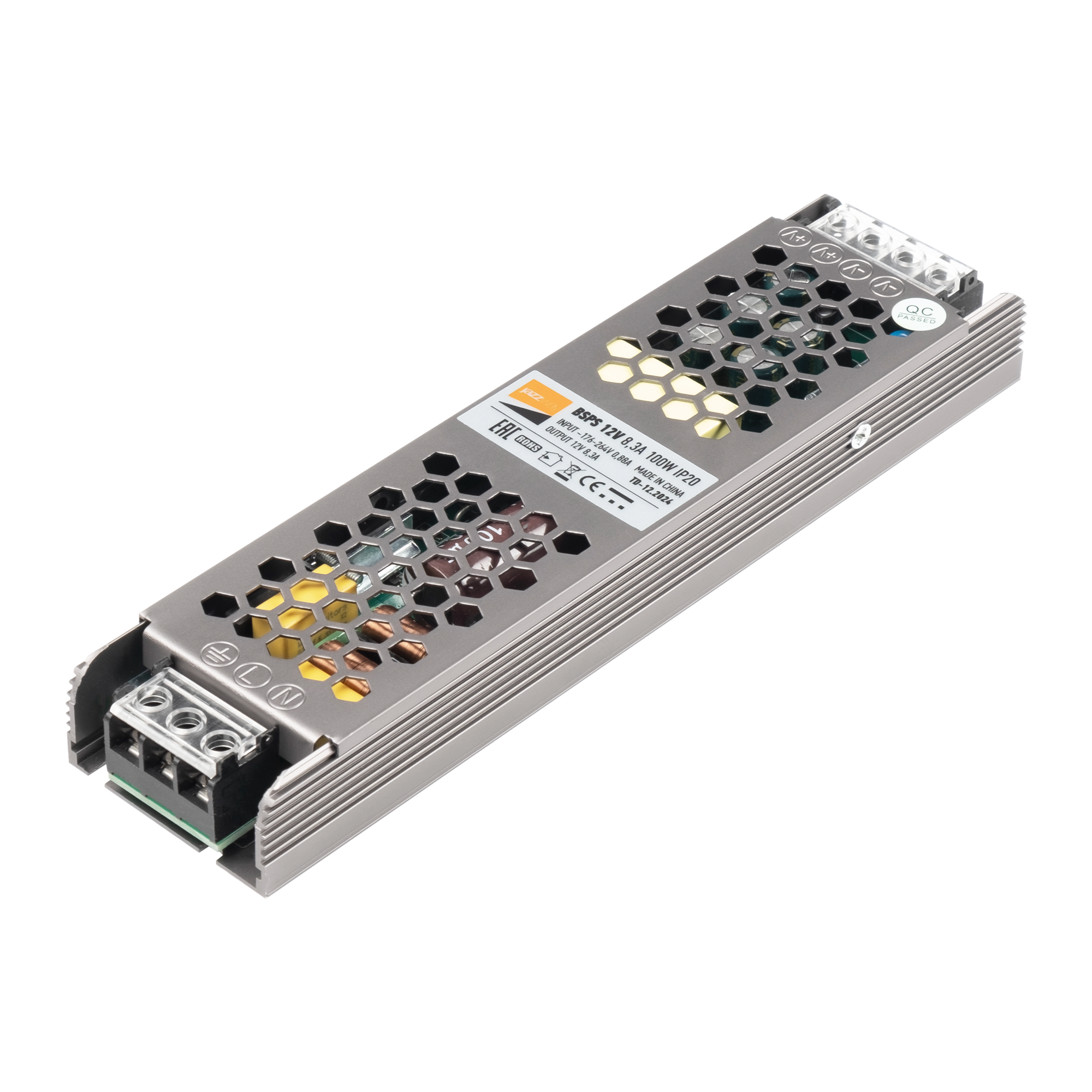 Изображение товара Блок питания Jazzway BSPS 12V8,3A=100W для светодиодов