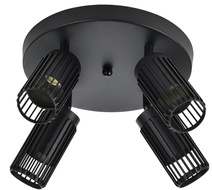 Изображение товара IEK Светильник 4209 потолочный 4хGU10 черный