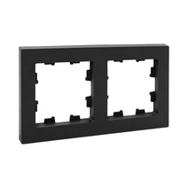 Изображение товара EKF Эпика 2 - местная рамка, чёрная, пластик.