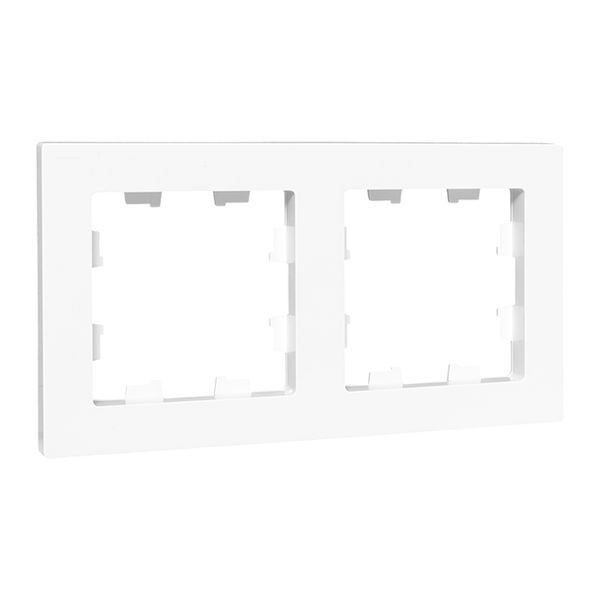 Изображение товара EKF Эпика 2 - местная рамка, белая, пластик.