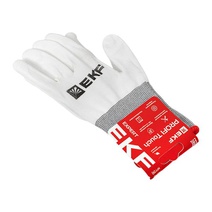 Изображение товара EKF Expert Перчатки рабочие PROFI Touch для чистовых работ (15 класс, 7 размер).