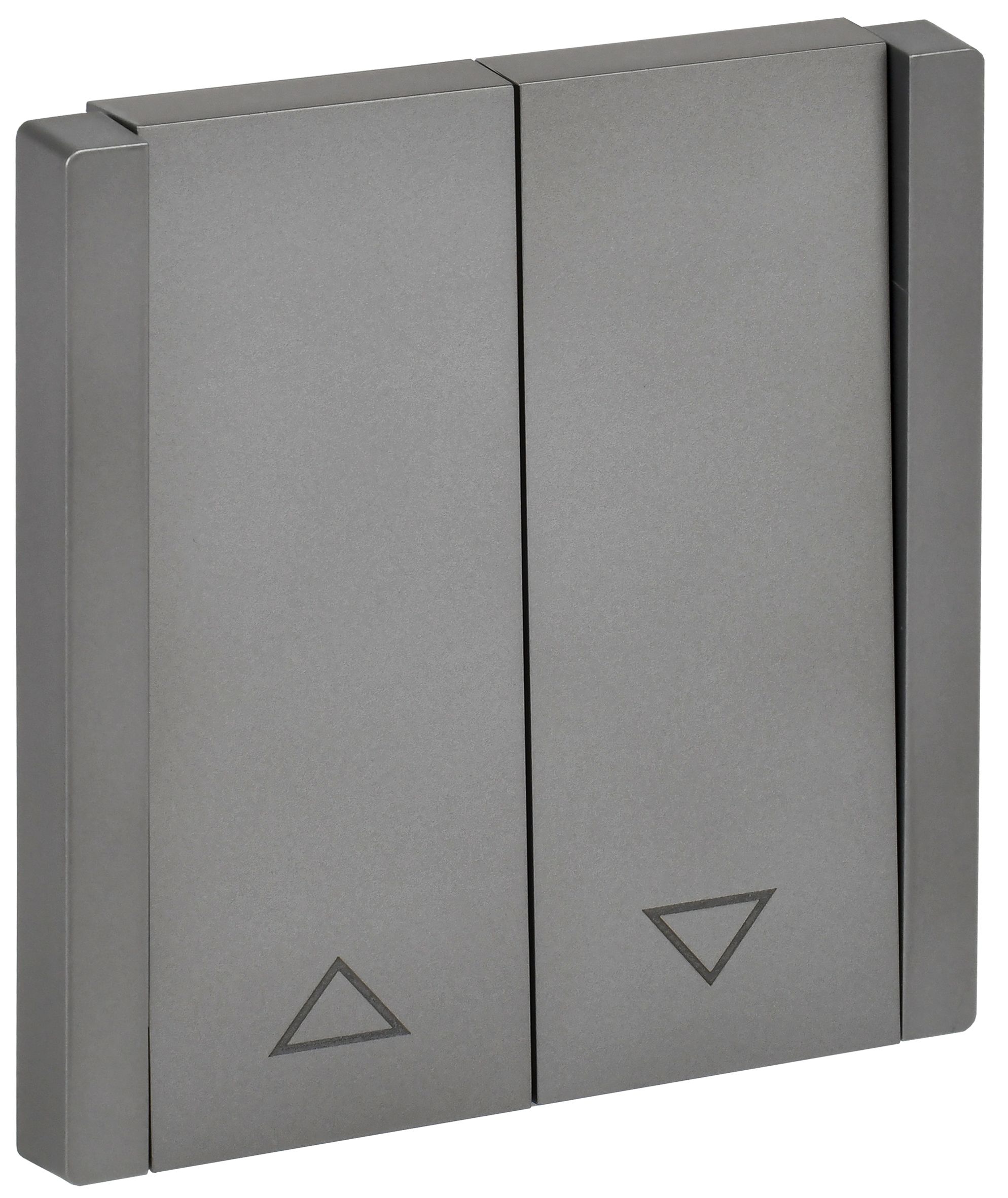 Изображение товара IEK FORTE&PIANO Сталь Выключатель жалюзи 10А FP511