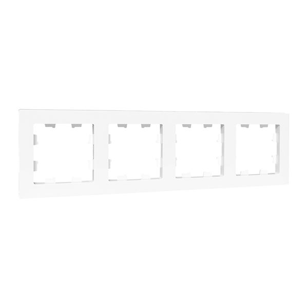 Изображение товара EKF Эпика 4 - местная рамка, белая, пластик.
