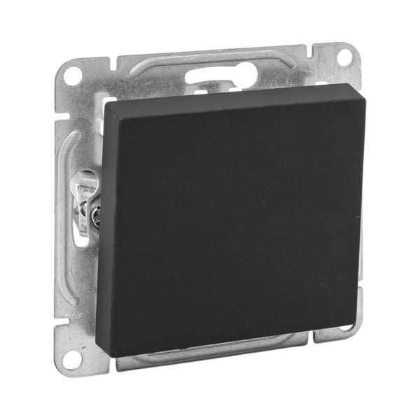 Изображение товара EKF Эпика Механизм выключателя, одноклавишный, проходной, чёрный.