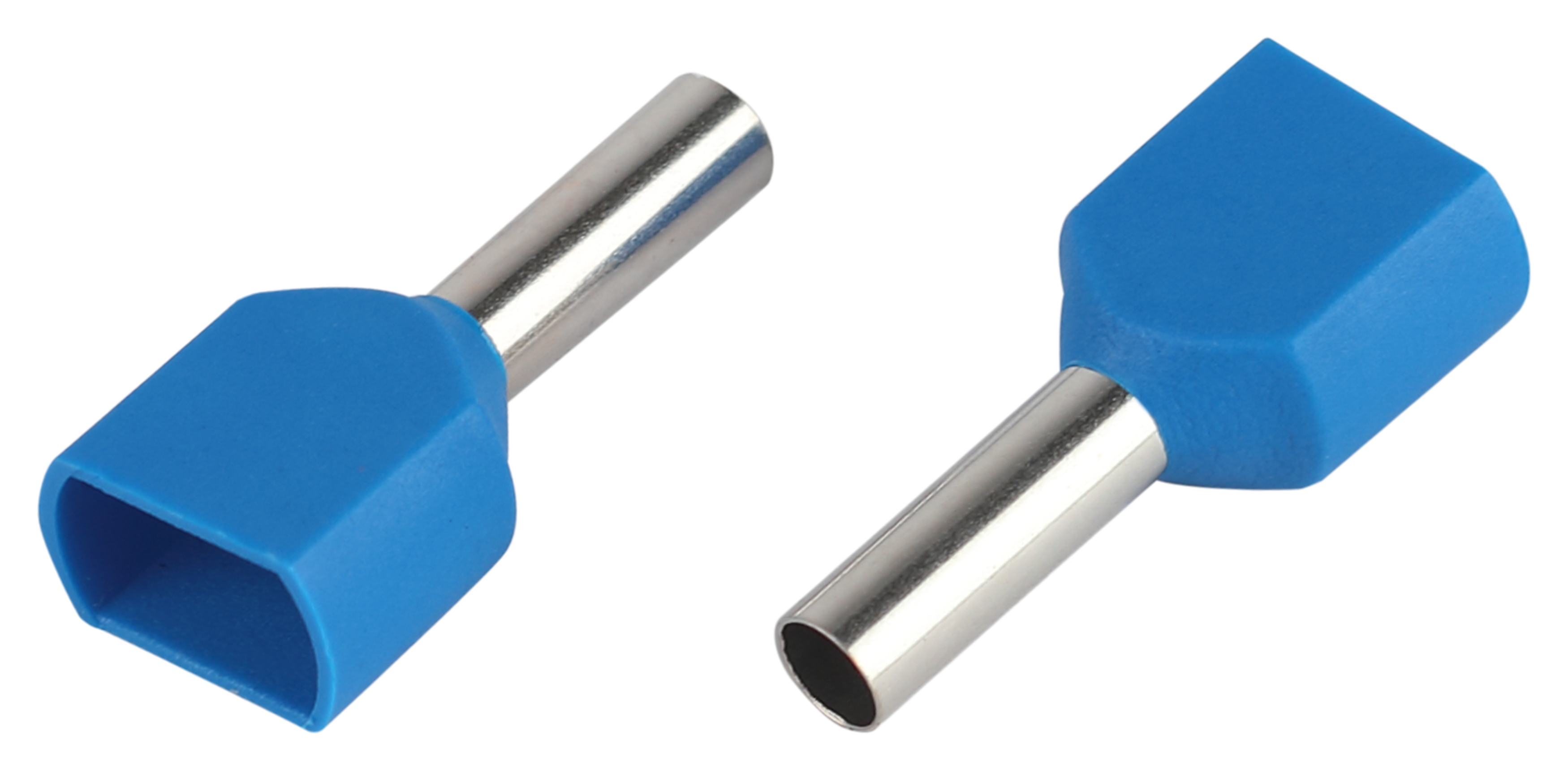 Изображение товара ЭРА Наконечник-гильза NO-225-103 двойной НШвИ(2) 2.5-10 с изолированным фланцем упаковка 50 шт