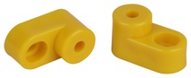 Изображение товара ЭРА Изолятор для шин NO-224-69 угловой желтый Изображение товара ЭРА Изолятор для шин NO-224-69 угловой желтый