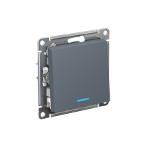 Изображение товара Systeme Electric AtlasDesign Грифель Выключатель 1-клавишный с подсвет.,сх.1а, 10АХ, мех., быстрозажим. клем.