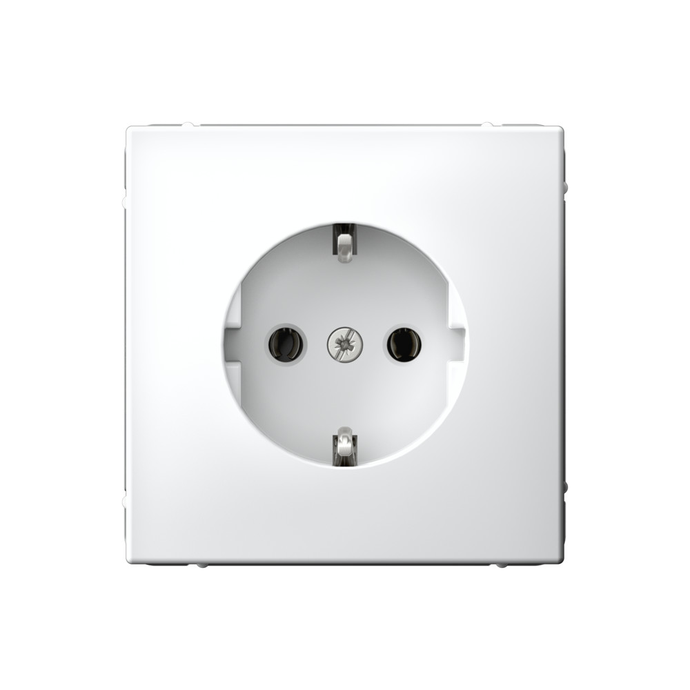 Изображение товара Systeme Electric ArtGallery Белый Розетка с заземлением, 16А, механизм, быстрозажим. клем.