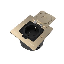 Изображение товара Лючок с розеткой SystemEлectric MDK21 для фальшпола/стены/стола