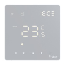 Изображение товара Systeme Electric ArtGallery Белый Термостат программируемый с Wi-Fi для электрического теплого пола, 16 А, моноблочный