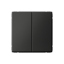 Изображение товара Systeme Electric ArtGallery Базальт Выключатель 2-клавишный, 10АХ, механизм, быстрозажим. клем.