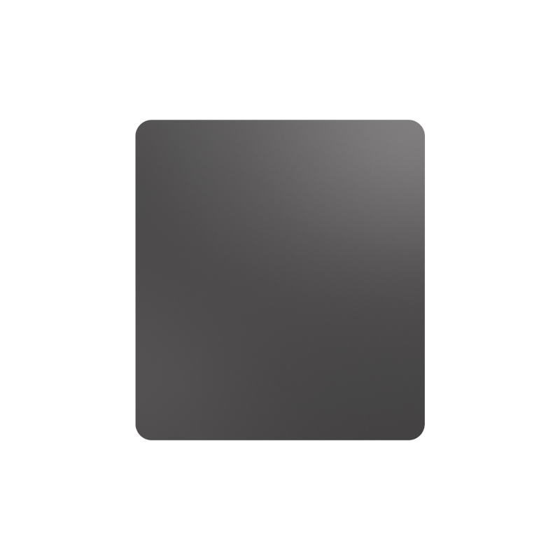 Изображение товара KRANZ ROUND Выключатель 1 кл возвратный 10А с/у титан, с 1-пост. рамкой