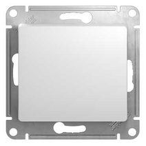 Изображение товара Systeme Electric Glossa Бел Выключатель 1-клавишный, сх.1, 10АХ