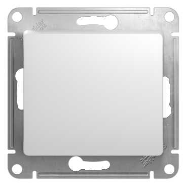 Изображение товара Glossa 1-клавишный белый выключатель 250В 10A