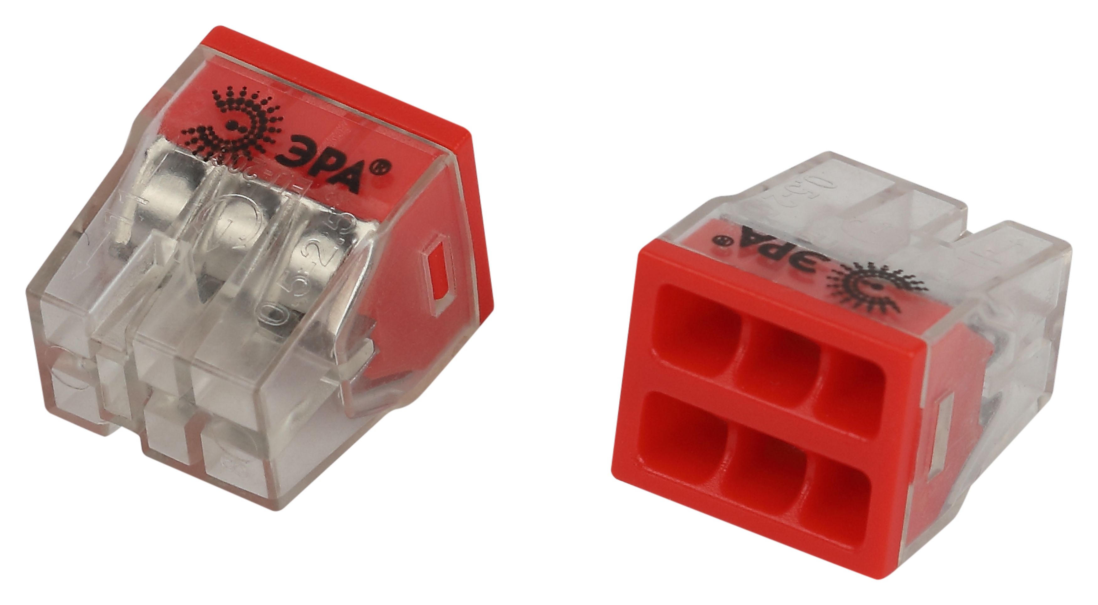 Изображение товара ЭРА Клемма NO-225-361 быстрозажимная 2273-206 компактная 6-проводная 0.2-2.5 мм2 упаковка 20 шт