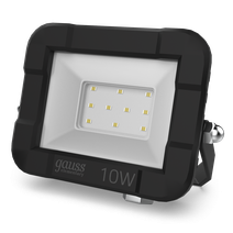 Изображение товара Gauss Прожектор Elementary 10W 850lm 6500К 200-240V IP65 черный LED