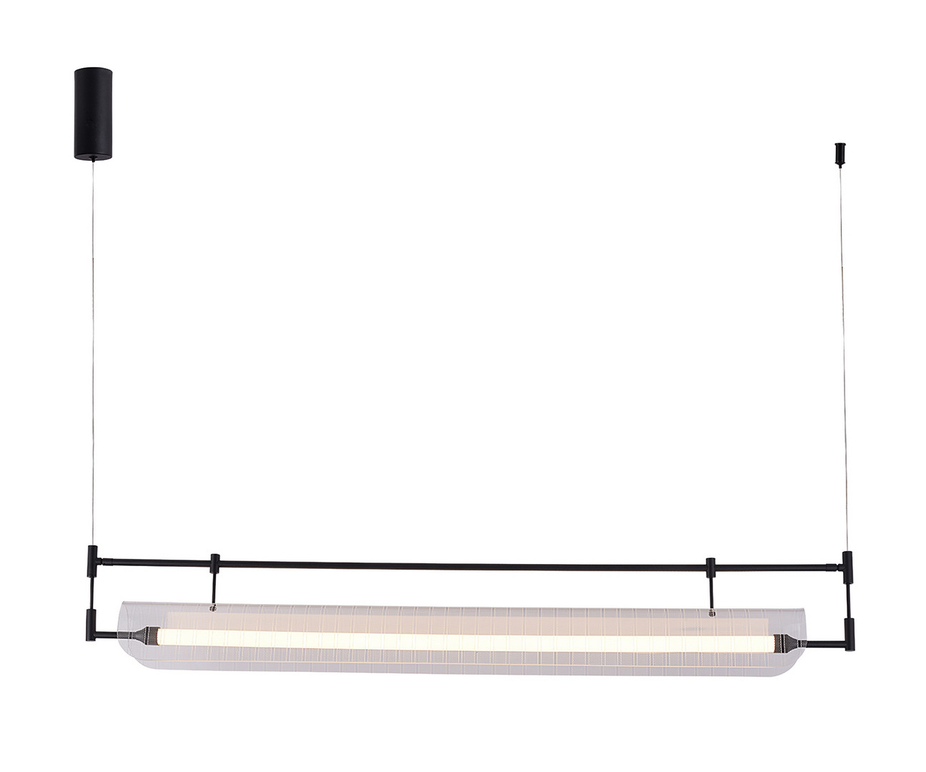 Изображение товара Kink Light 08021-120P,19 Подвес Аника черный w120*10 h150 Led 25W (3000K)