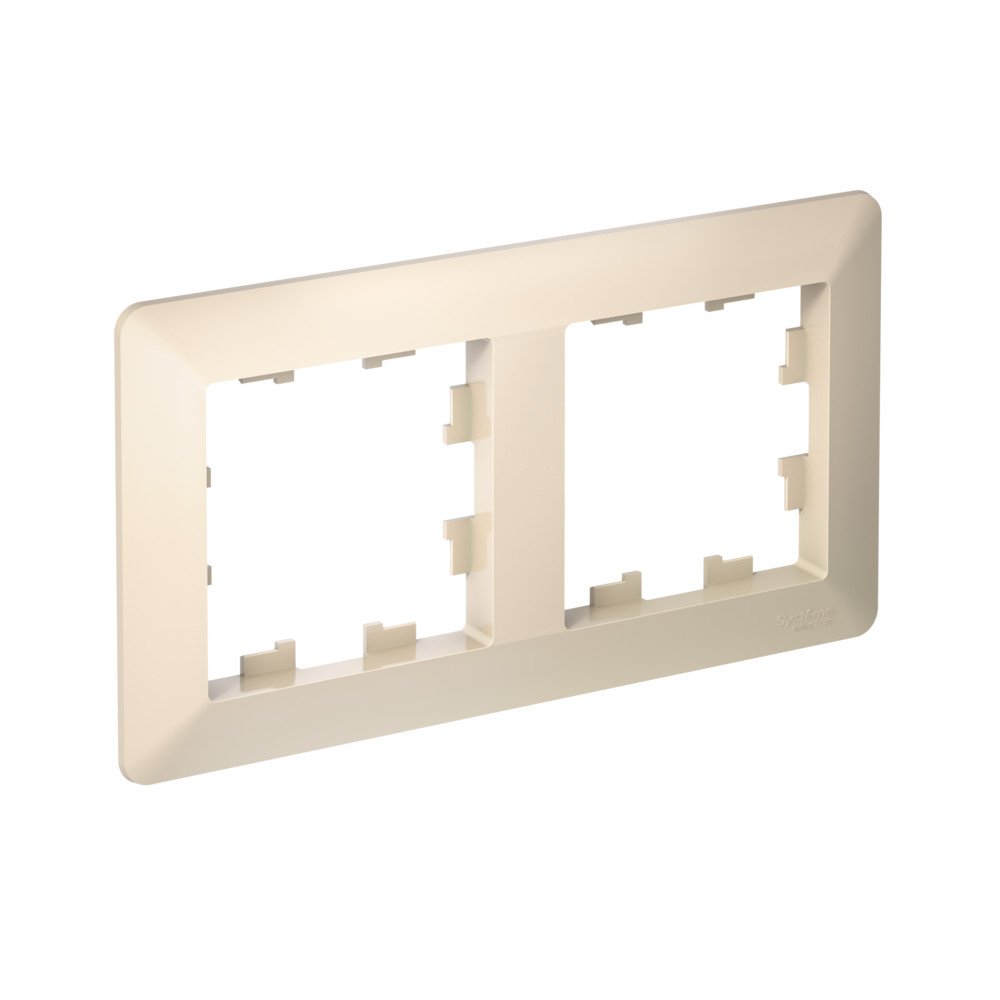 Изображение товара Systeme Electric AtlasDesign Air Бежевый/дымчатый белый Рамка 2-ая