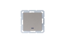 Изображение товара Jasmart G Шампань Выключатель 1-кл с подсветкой 10A 250V~