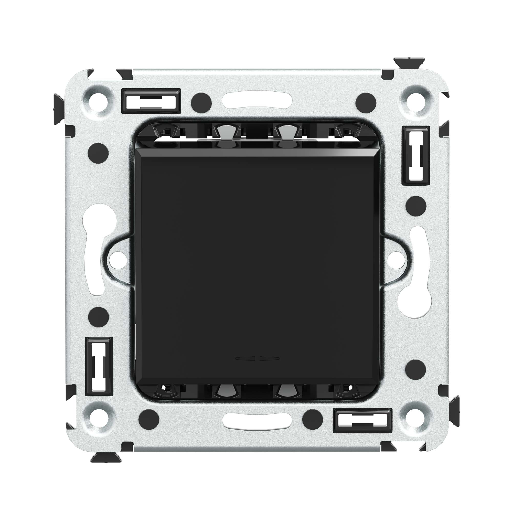 Изображение товара DKC Avanti Выключатель одноклавишный в стену, "Черный квадрат"