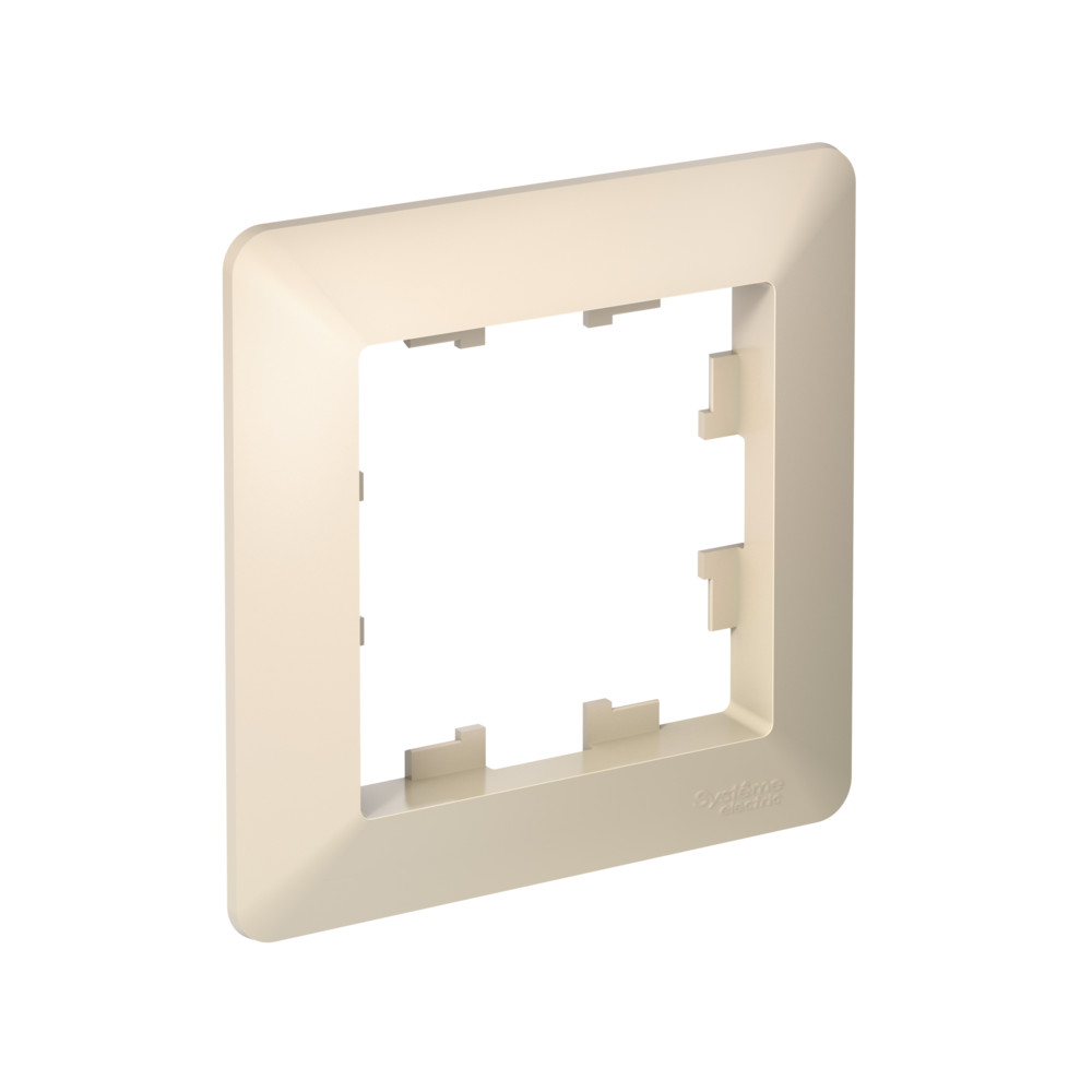 Изображение товара AtlasDesign Air: рамка бежевый, IP20, 85x85 мм, 1 пост, 0.04 кг